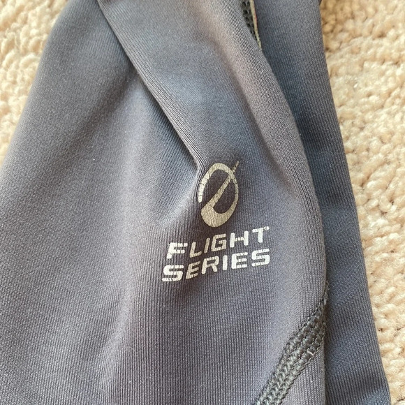 North Face Flight Series Gray Highlighter Pink Capris Athletic Attire Athleisure - Picture 4 of 8